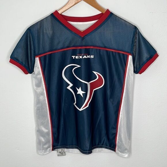 NFL Houston Texans flag football Jersey.  Reversible.  Size youth Large. - Picture 1 of 6